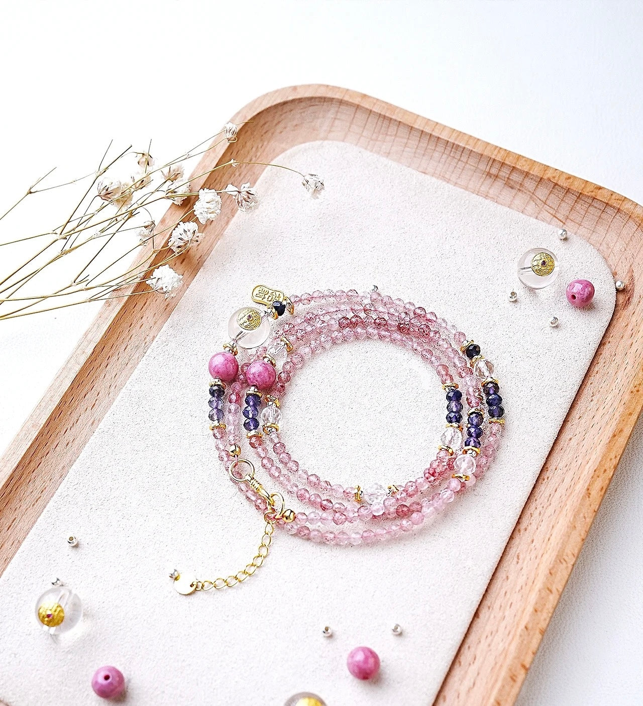 Strawberry Crystal Bracelet