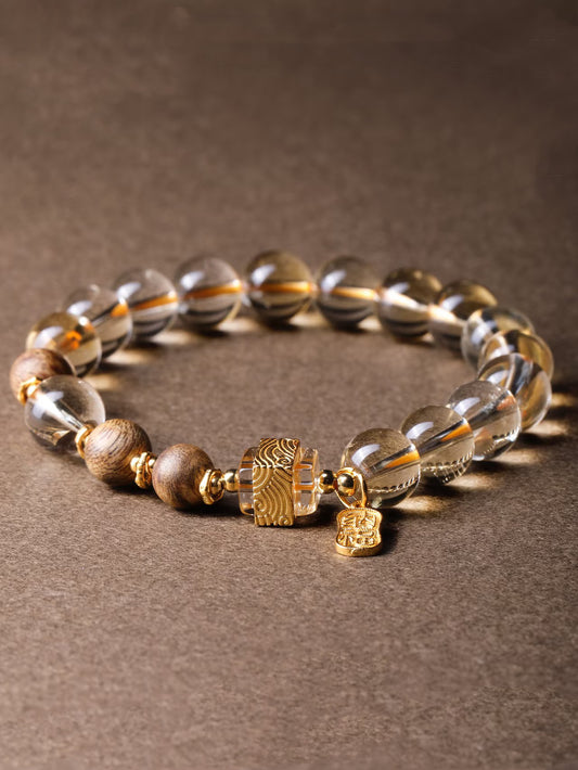 Citrine Incense Bracelet